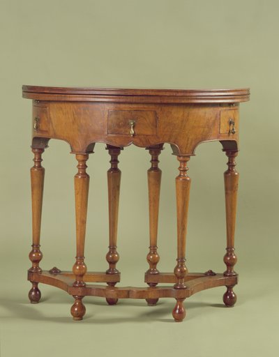 William und Mary Kartentisch, ca. 1690 von English School